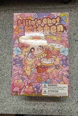 Cute Pink Cartoon Snack Box — Pastel Pink